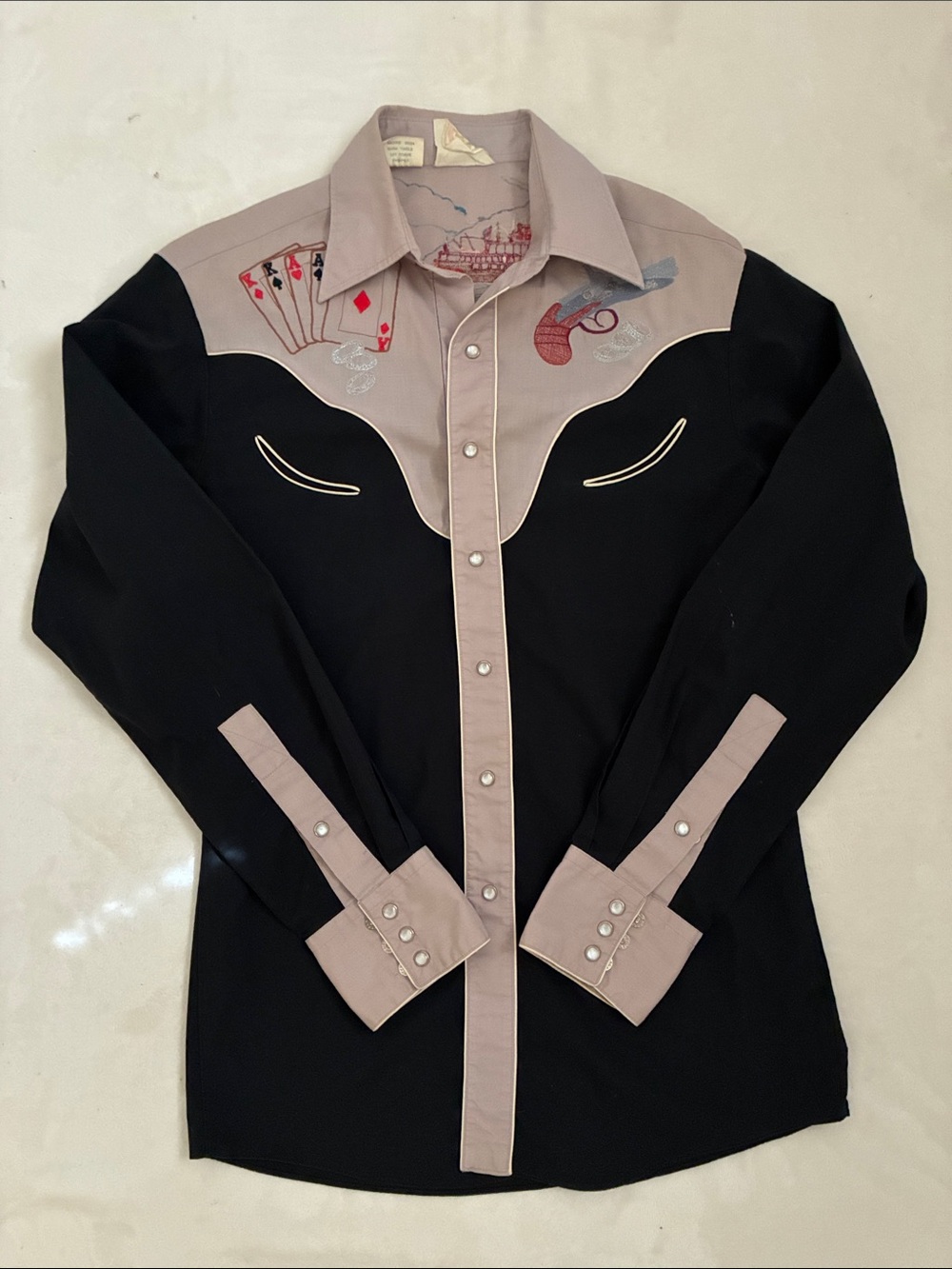 Kennington Rocking K Ranchwear Vintage “Gambler” Western Top